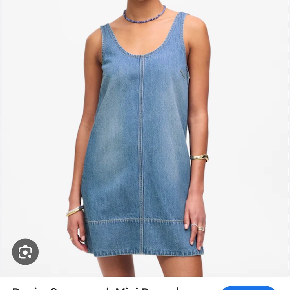 Madewell Denim Scoopneck Dress